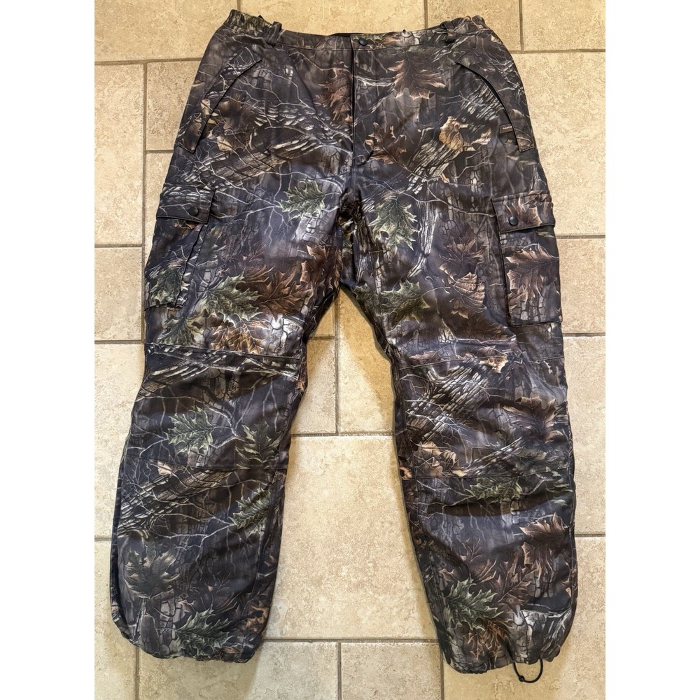 Bushmaster Pants Men's XXL Camo Insulated Mossy Oak Hunting, Waterproof